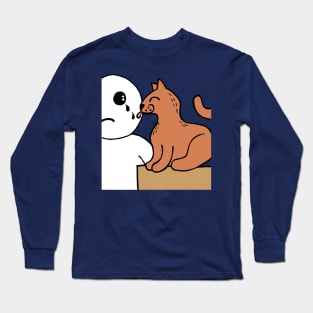 Comforting Cat Long Sleeve T-Shirt